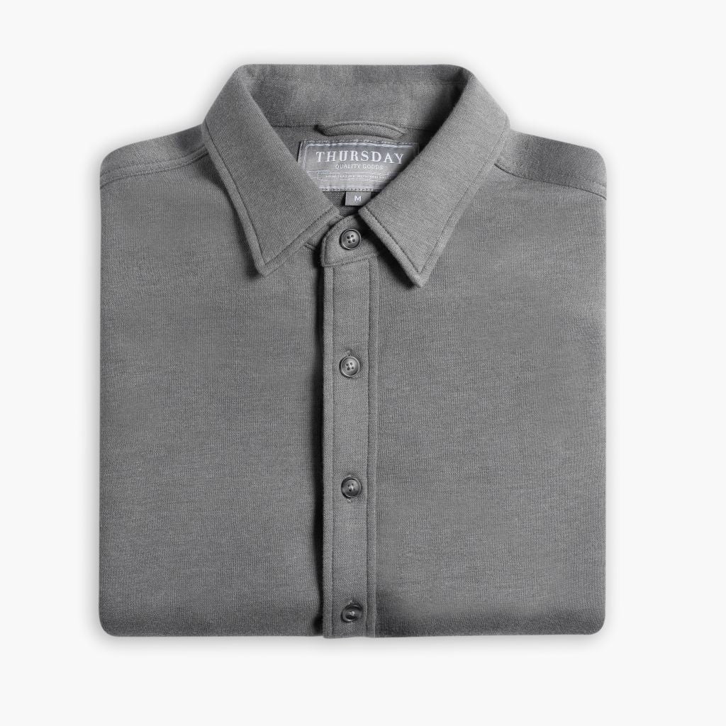 Everyday Button-Down Shirt | Grey - Image 3