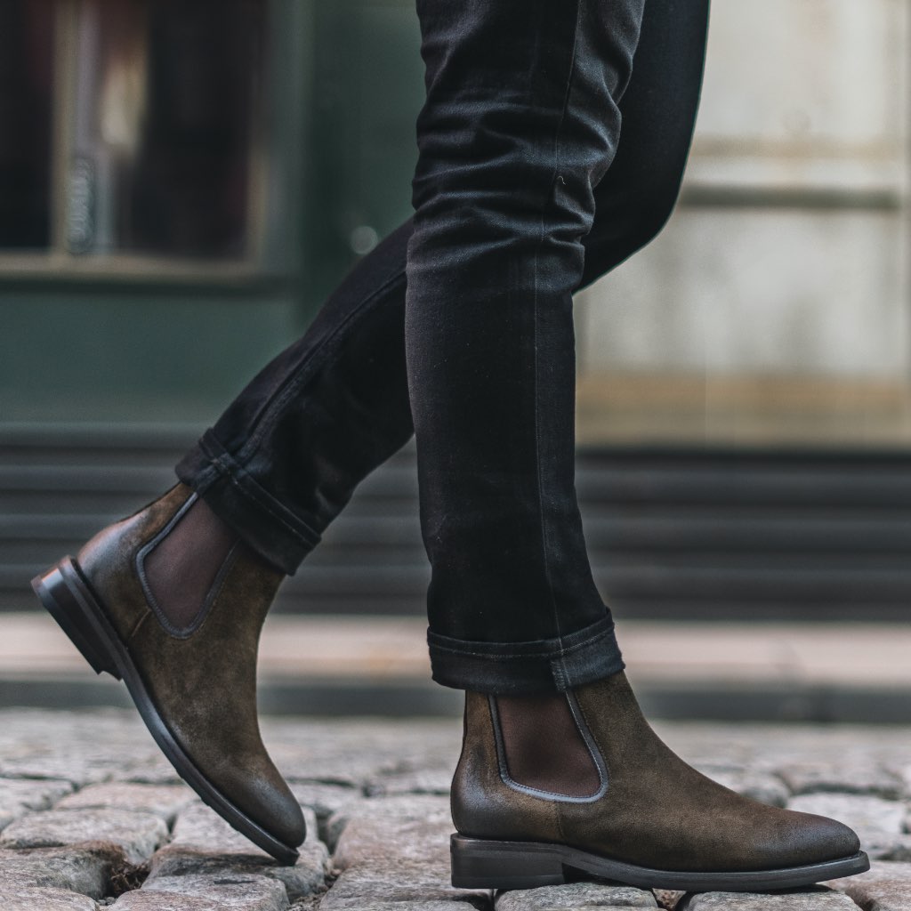 Duke | Dark Olive Suede - Image 7