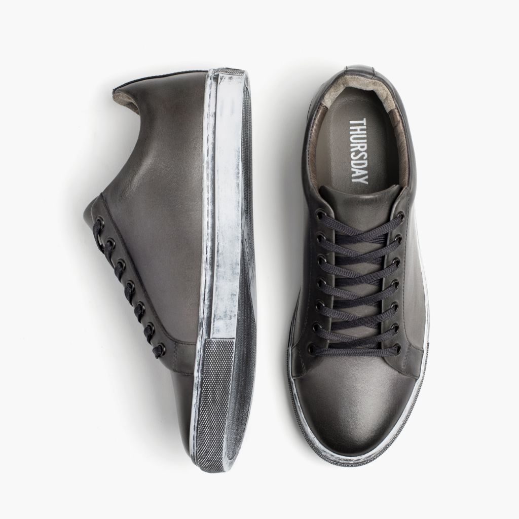 Premier Low Top | Distressed Grey - Image 5