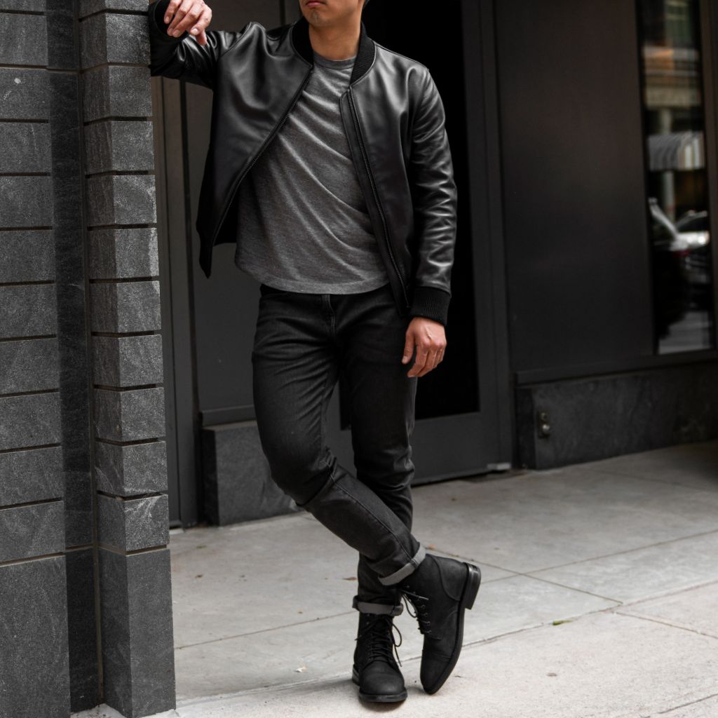 Bomber Jacket | Black - Image 3