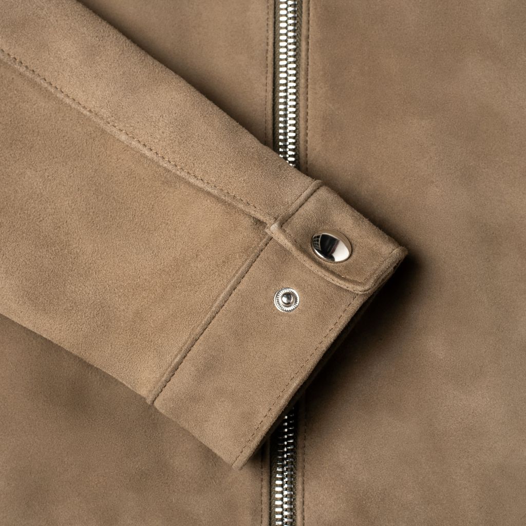Racer Jacket | Taupe - Image 8