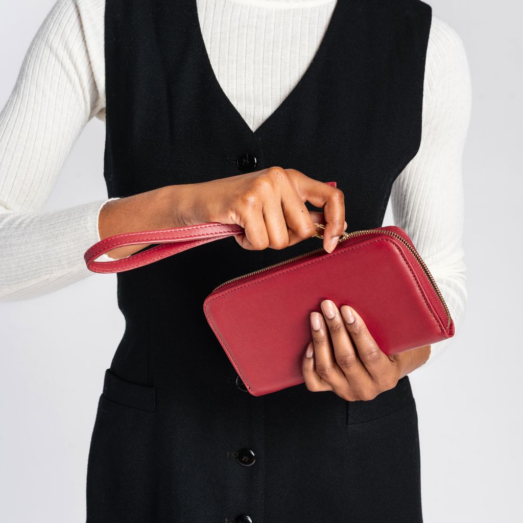 Wallet Wristlet | Red - Image 5