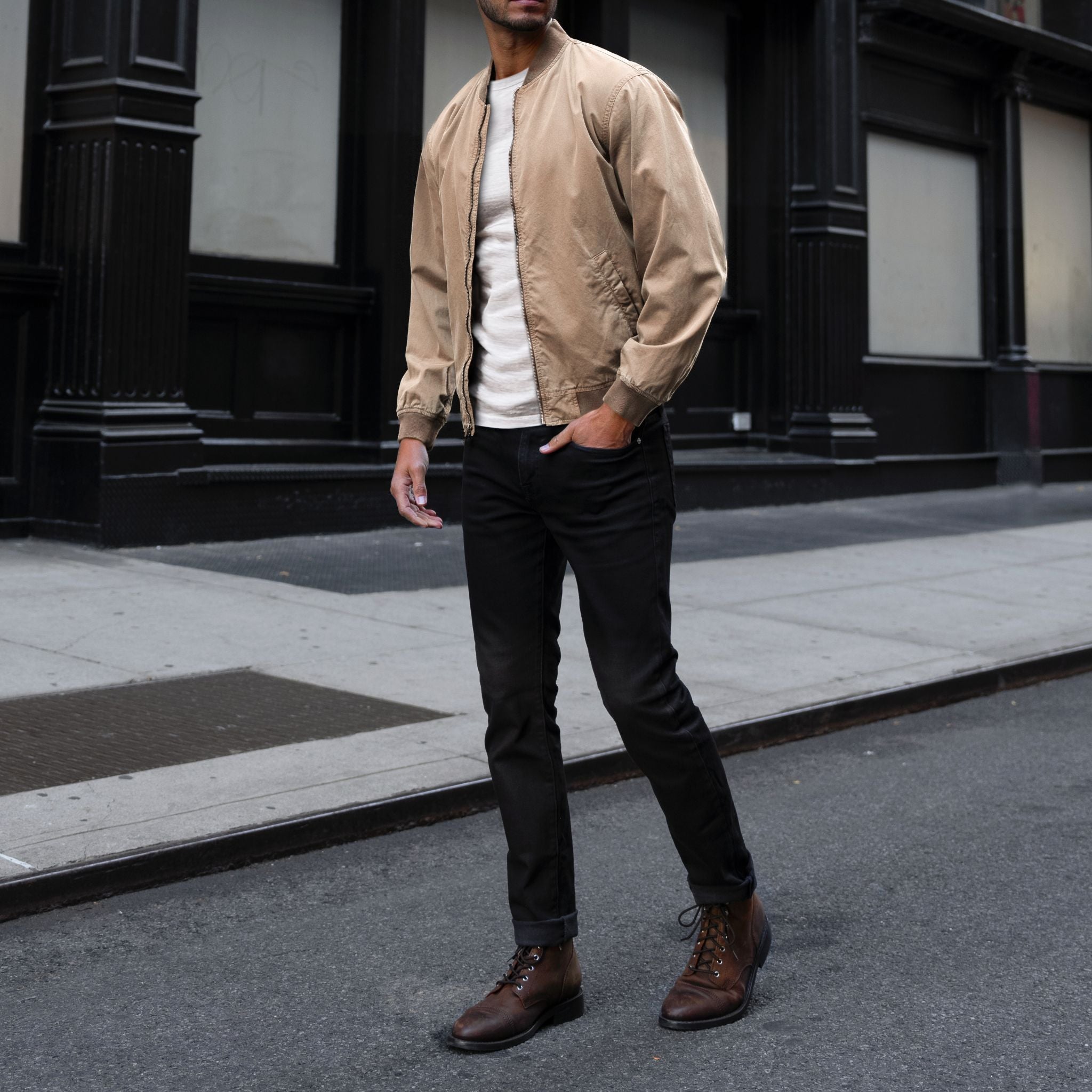 Alpha M Bomber | Taupe - Image 3